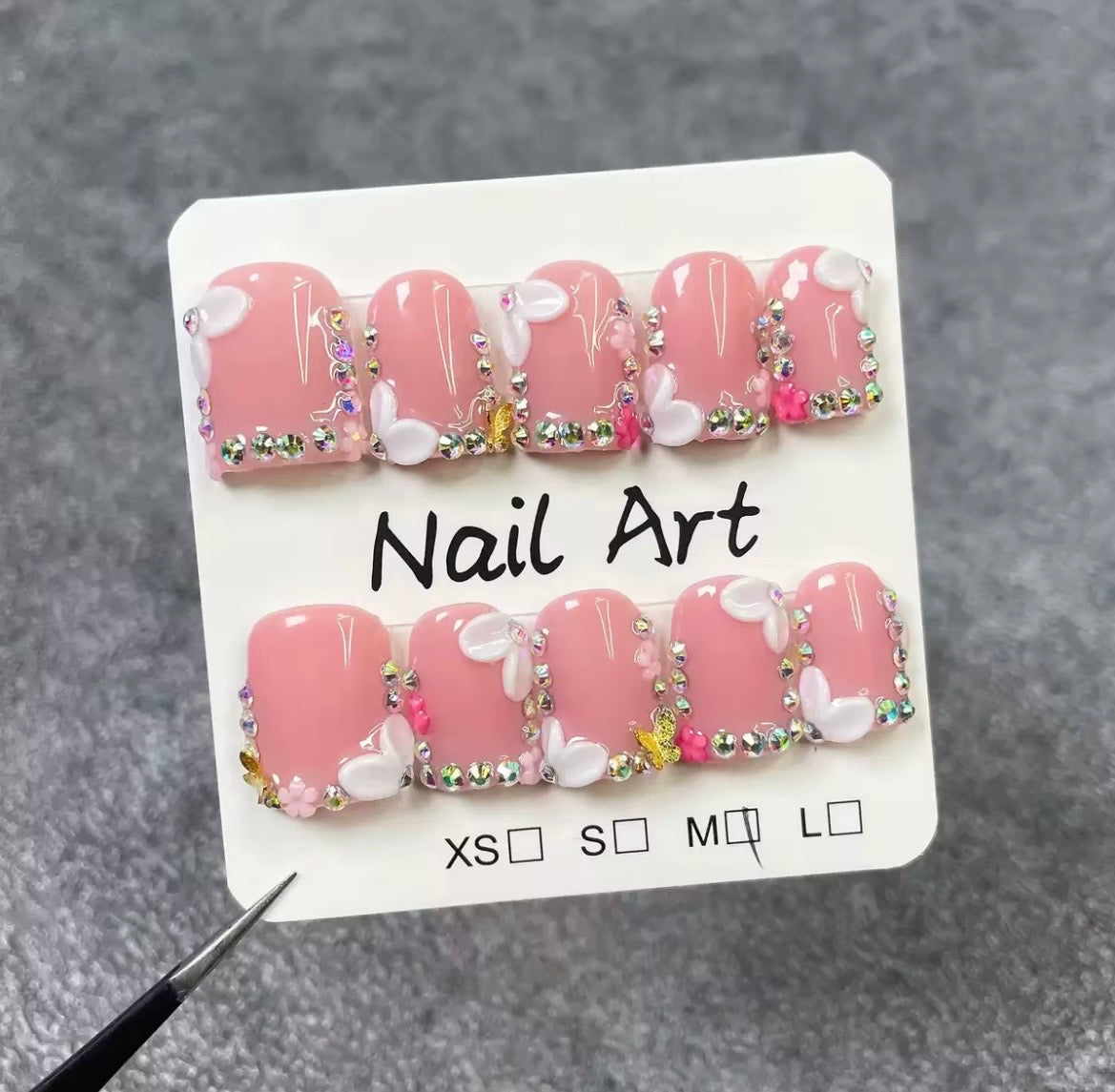 Blush Crystal Bloom Set