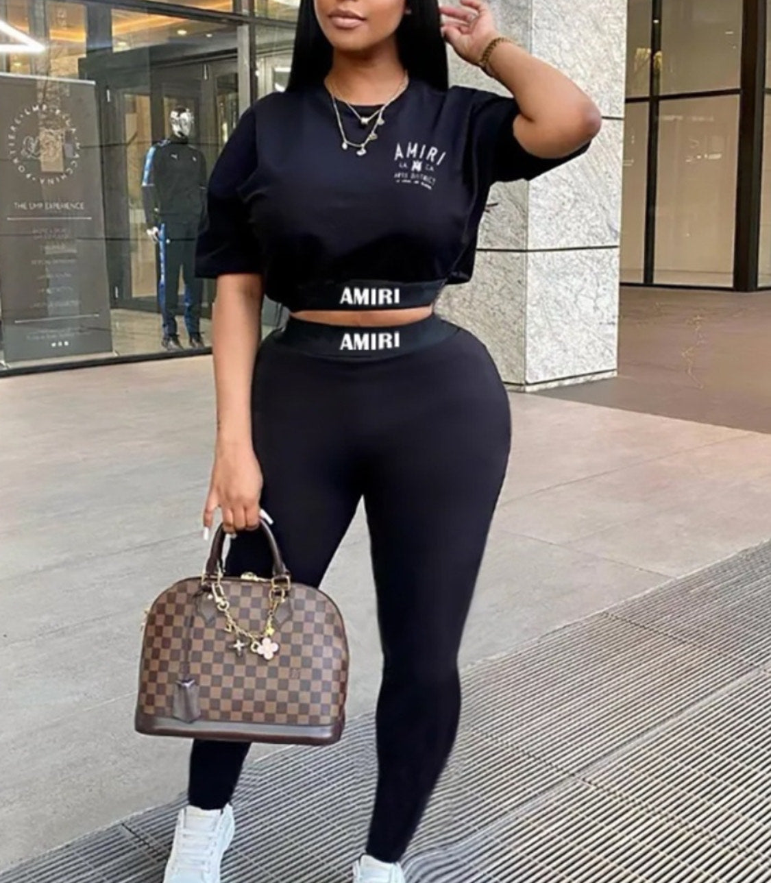 AMIRI Two-Piece Set-Black