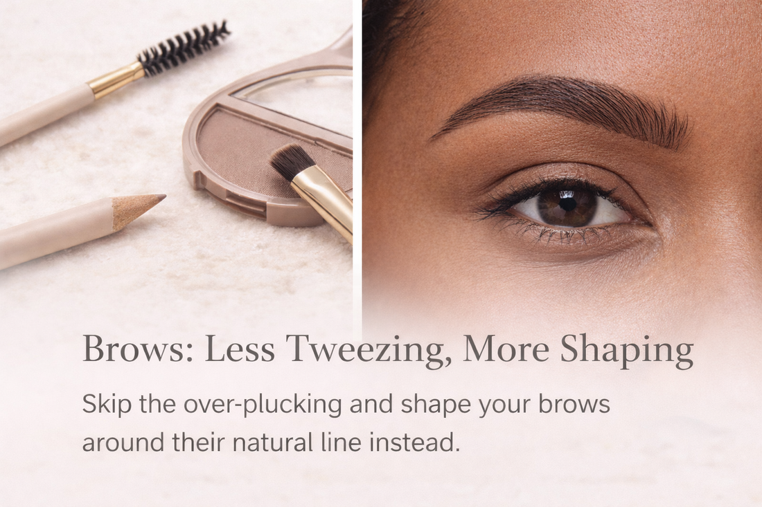 Brows: Less Tweezing, More Shaping