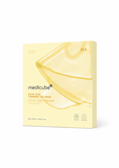 Kojic Acid Turmeric Brightening Gold Jelly Gel Mask (4-Pack)