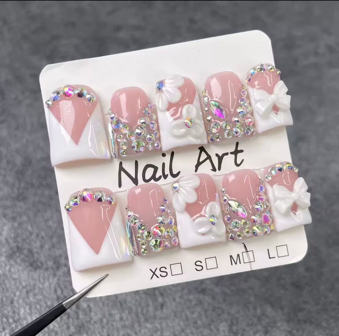 Frosted Diamond French Set