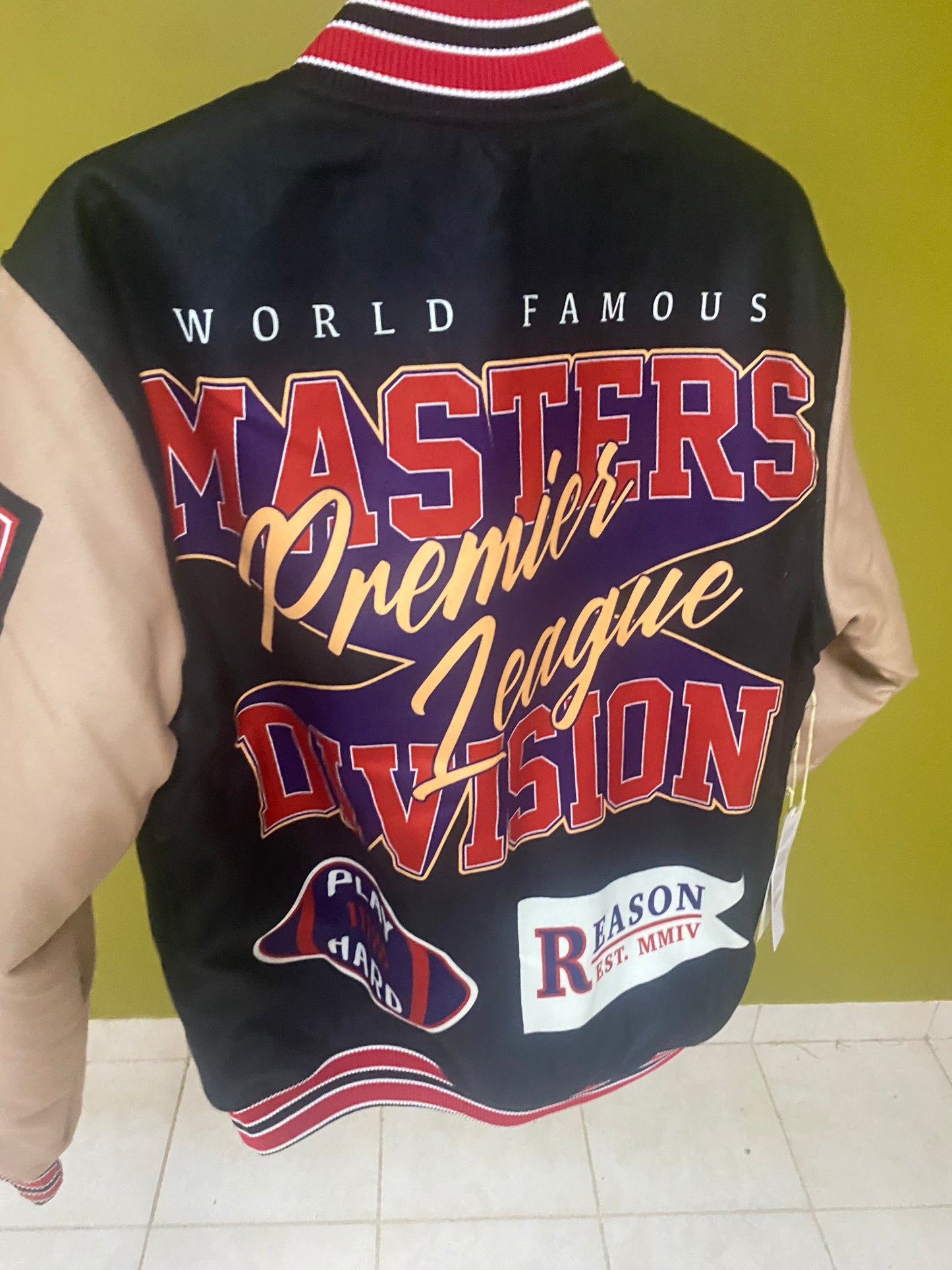 Patchwork Varsity Jacket – Multi-Color