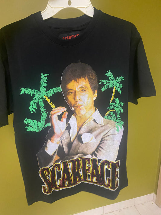 Scarface Graphic T-Shirt – Short Sleeve, Black
